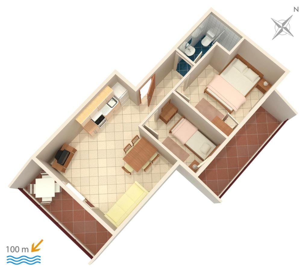 Apartments By The Sea Vinisce, Trogir - 5229 Екстериор снимка